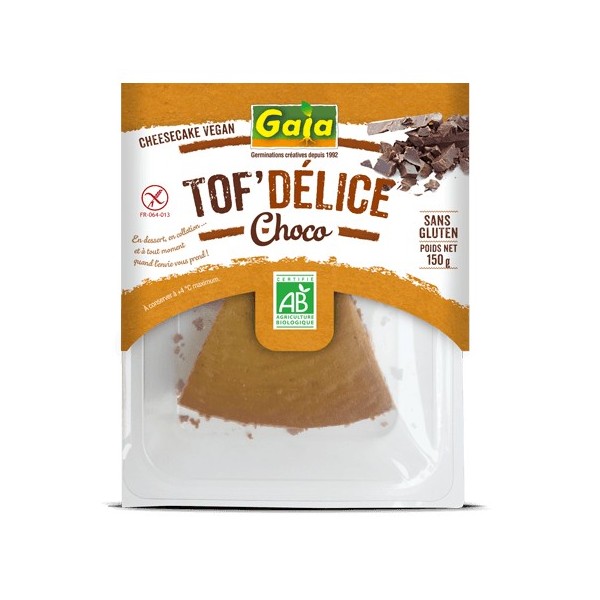 TOF'DELICE GAIA CHOCOLAT 150G