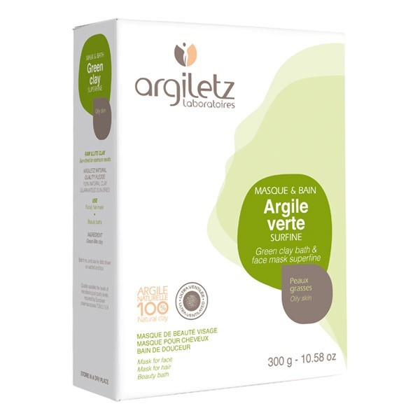 Argile verte surfine 300 gr