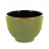TASSE FONTE CHINOISE VERTE & DOREE 15cl