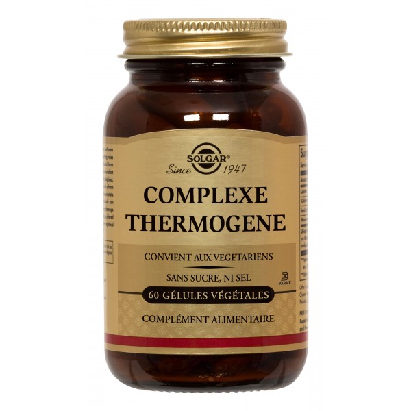 SOLGAR COMPLEXE THERMOGENE 60 GELULES VEGETALES