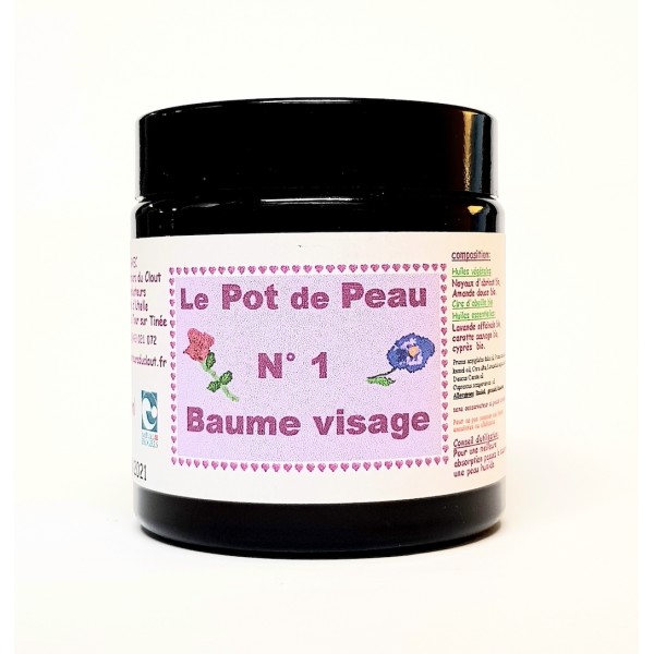 Pot de peau n° 1 baume visage 120 ml