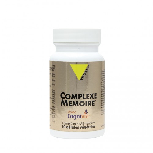 VIT'ALL+ COMPLEXE MEMOIRE 30 GELULES VEGETALES