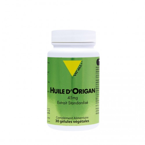 VIT'ALL+ HUILE D'ORIGAN 45 MG 30 GELULES VEGETALES