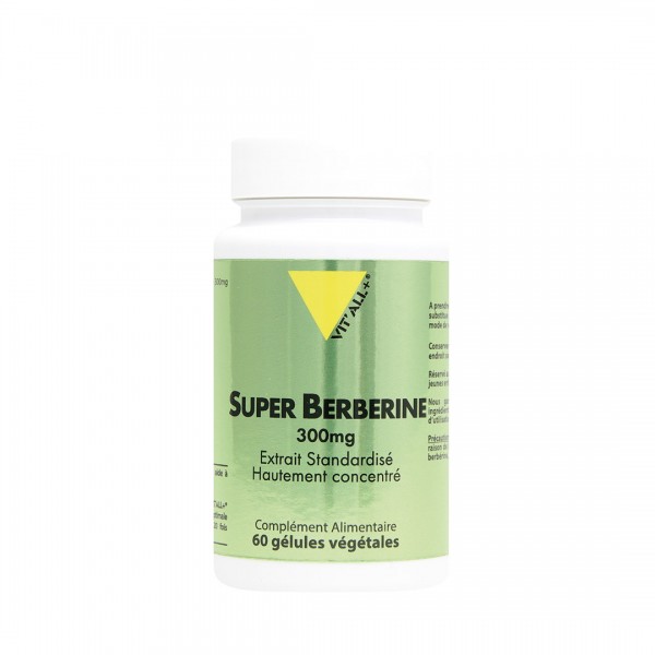 VIT'ALL+ SUPER BERBERINE 300 MG 60 GELULES VEGETALES