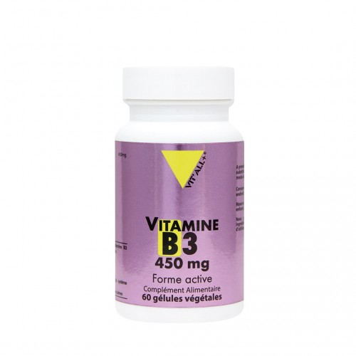 VIT'ALL+ VITAMINE B3 450 MG 60 GELULES VEGETALES