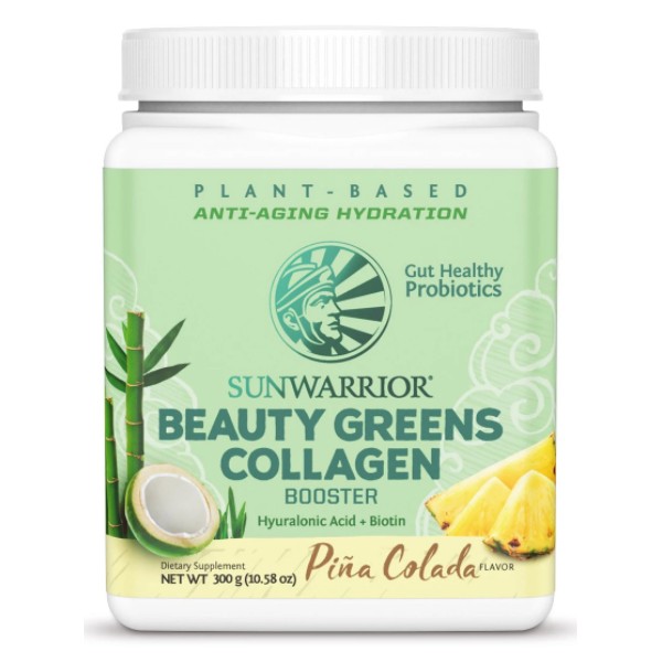 SUNWARRIOR BEAUTY GREENS COLLAGEN PINA COLADA 300G
