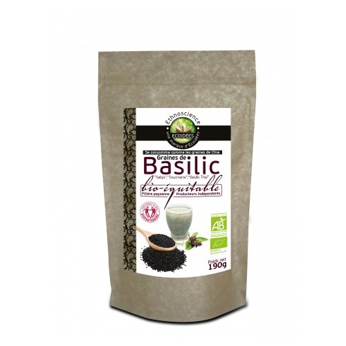 BASILIC THAI/SABJA/TOUCMARIA graines190g