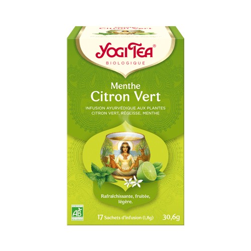 YOGI TEA MENTHE CITRON VERT (17 sachets)