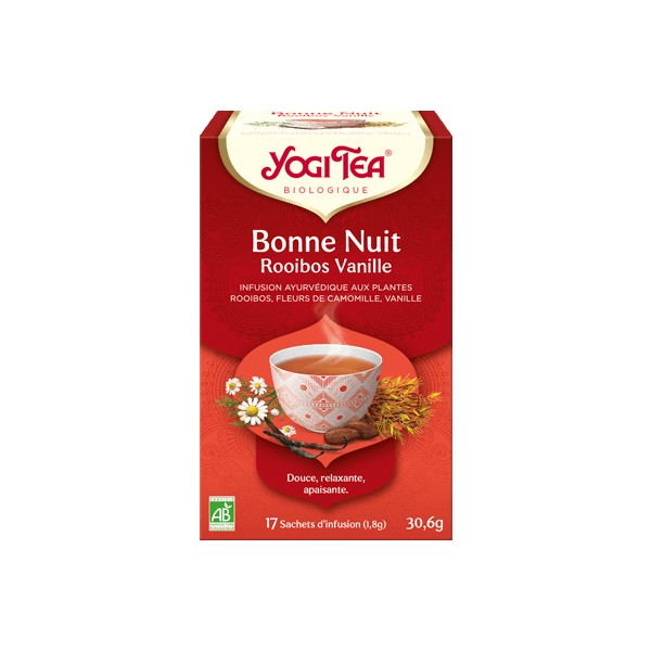 YOGI TEA BONNE NUIT ROOIBOS VANILLE x17