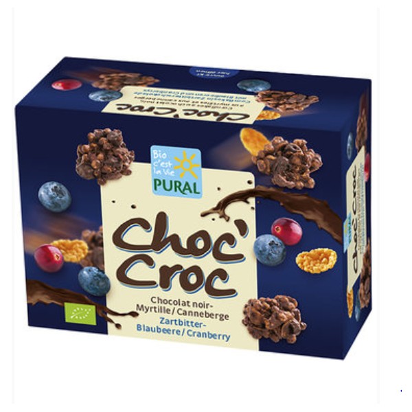 CHOC'CROC CHOCOLAT NOIR MYRTILLE/CAN100g