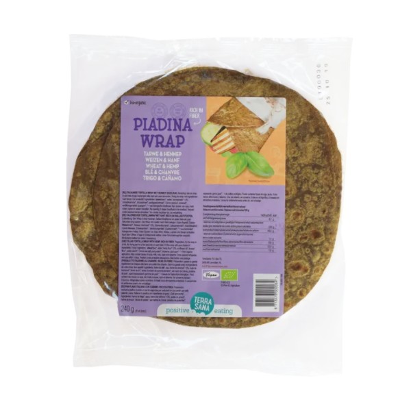 WRAP PLADINA BLE & CHANVRE VEGAN 240g