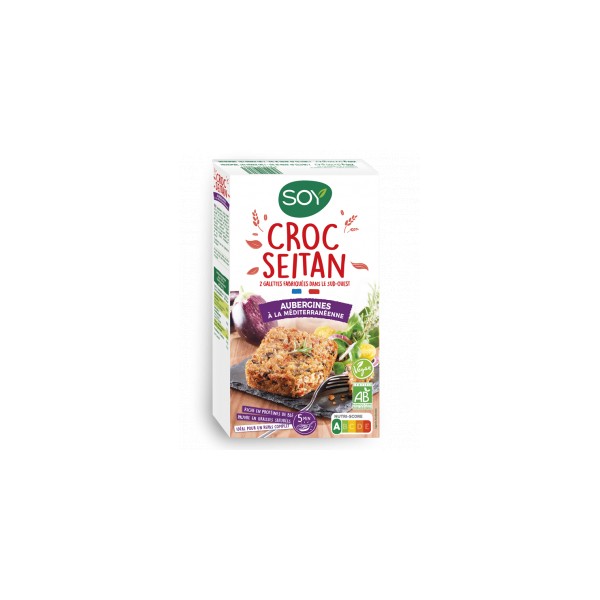 CROC SEITAN AUBERGINE 2x100g
