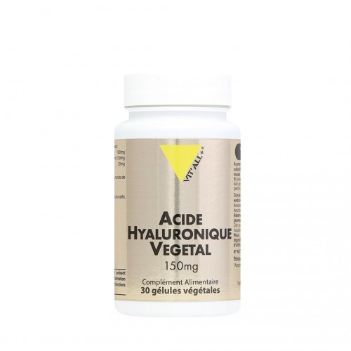 VIT'ALL+ ACIDE HYALURONIQUE VEGETAL 150 MG 30 GELULES VEGETALES