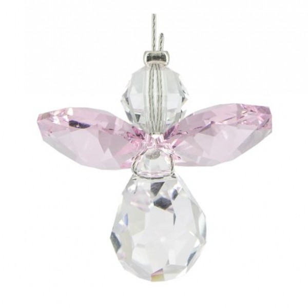 ANGE SWAROVSKI QUARTZ ROSE/OCTOBRE 2,5cm