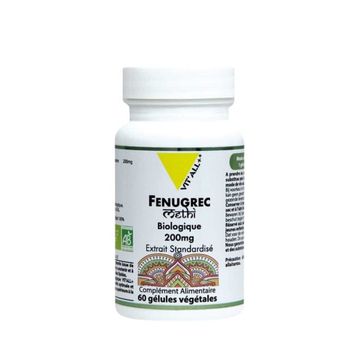 VIT'ALL+ FENUGREC 200 MG 60 GELULES VEGETALES