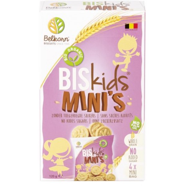 BISKIDS JUS POMME MINI'S ss sucre(4 sac)