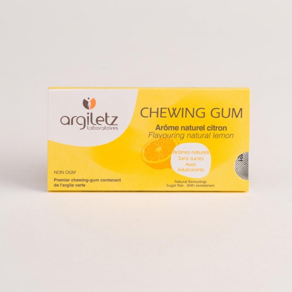 CHEWING GUM ARGIL'GUM CITRON Etui de 12