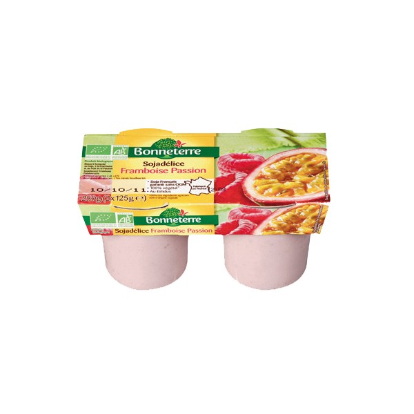 SOJADELICE FRAMBOISE-PASSION 2x150g